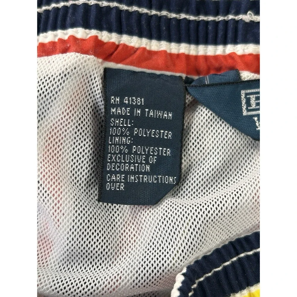 Polo Ralph Lauren Men's Medium‎ Striped Swim Shorts Green Polo Pony Beach Pool